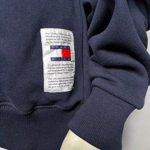 Kith | Sweaters | Kith X Tommy Hilfiger Navy Slash Logo Crewneck